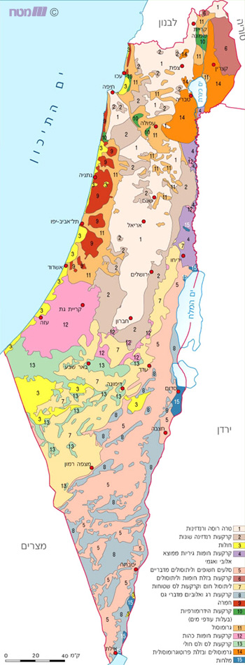 הקרקעות בישראל